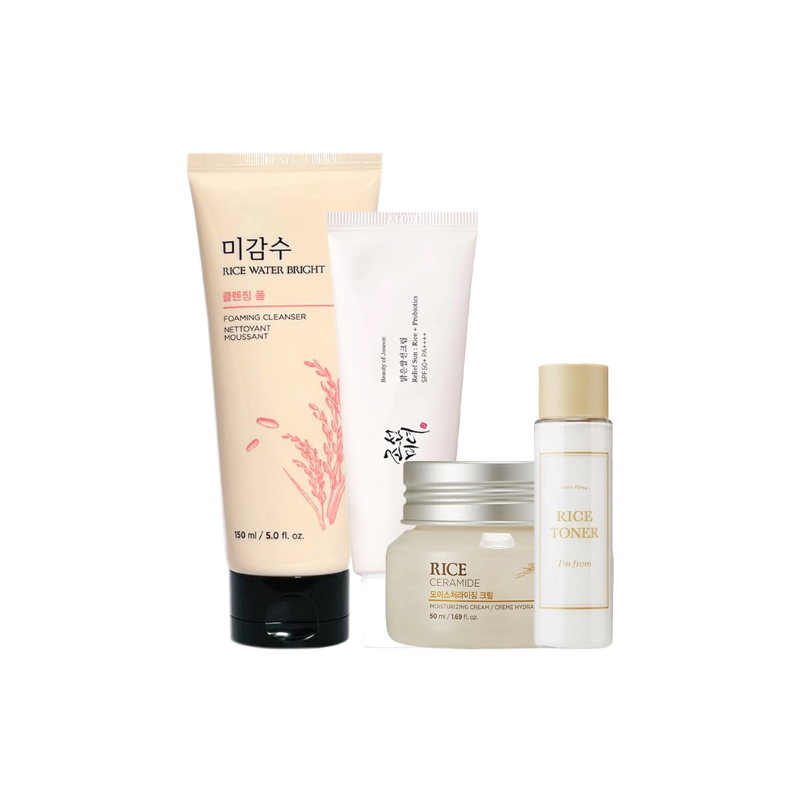 Glass Skin Brightening Rice Combo