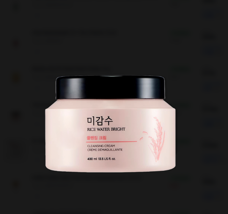 The Face Shop Rice Water Bright Cleansing Cream