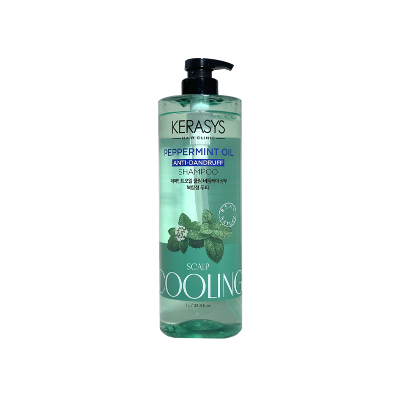Kerasys Peppermint Oil Scalp Cooling Anti-dandruff Shampoo 1 Liter
